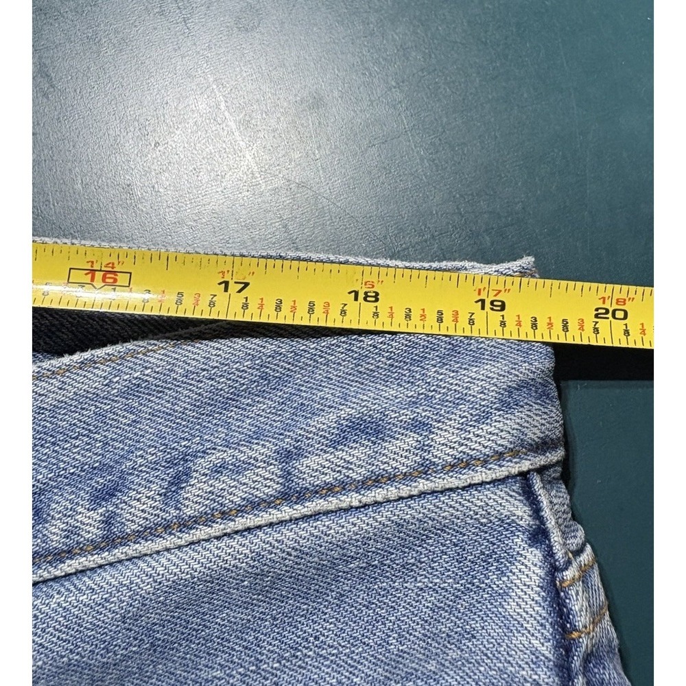 Vintage 80s Levi's 501 Button Fly Denim Jeans Straight Leg 38x30 Mint Condition - Picture 13 of 16